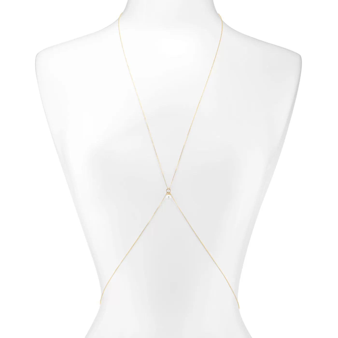 KBH Jewels Akoya Pearl Body Chain 14K Yellow Gold Store