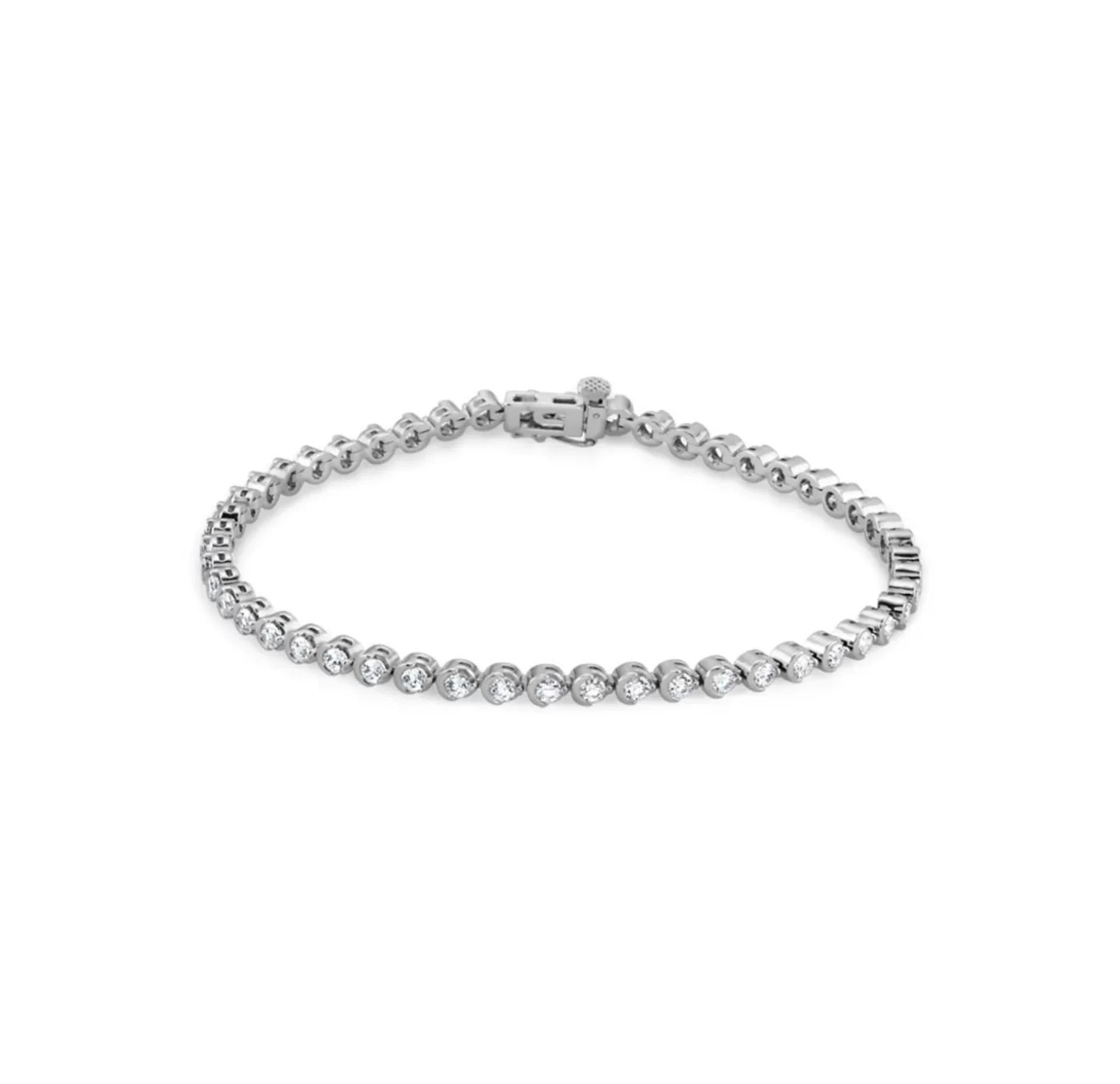 KBH Jewels Bezel Tennis Bracelet Clearance