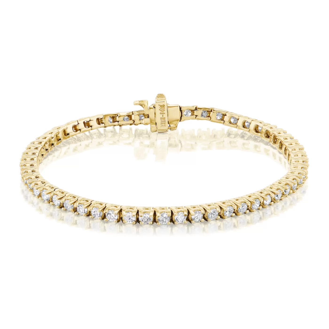 KBH Jewels Classic Diamond Tennis Line Bracelet Best Sale