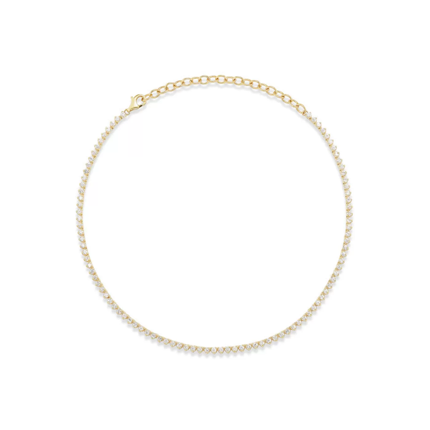 KBH Jewels Classic Diamond Tennis Necklace Cheap