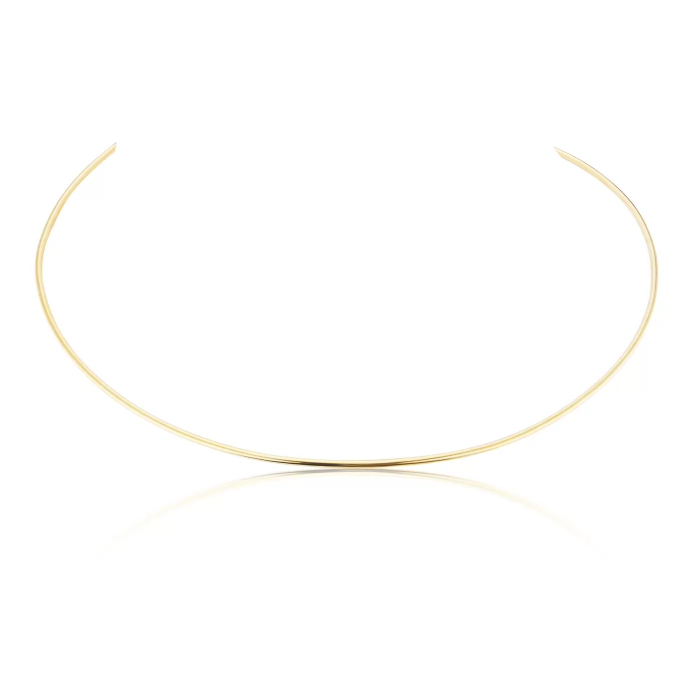 KBH Jewels Classic Wire Choker 14K Yellow Gold Sale