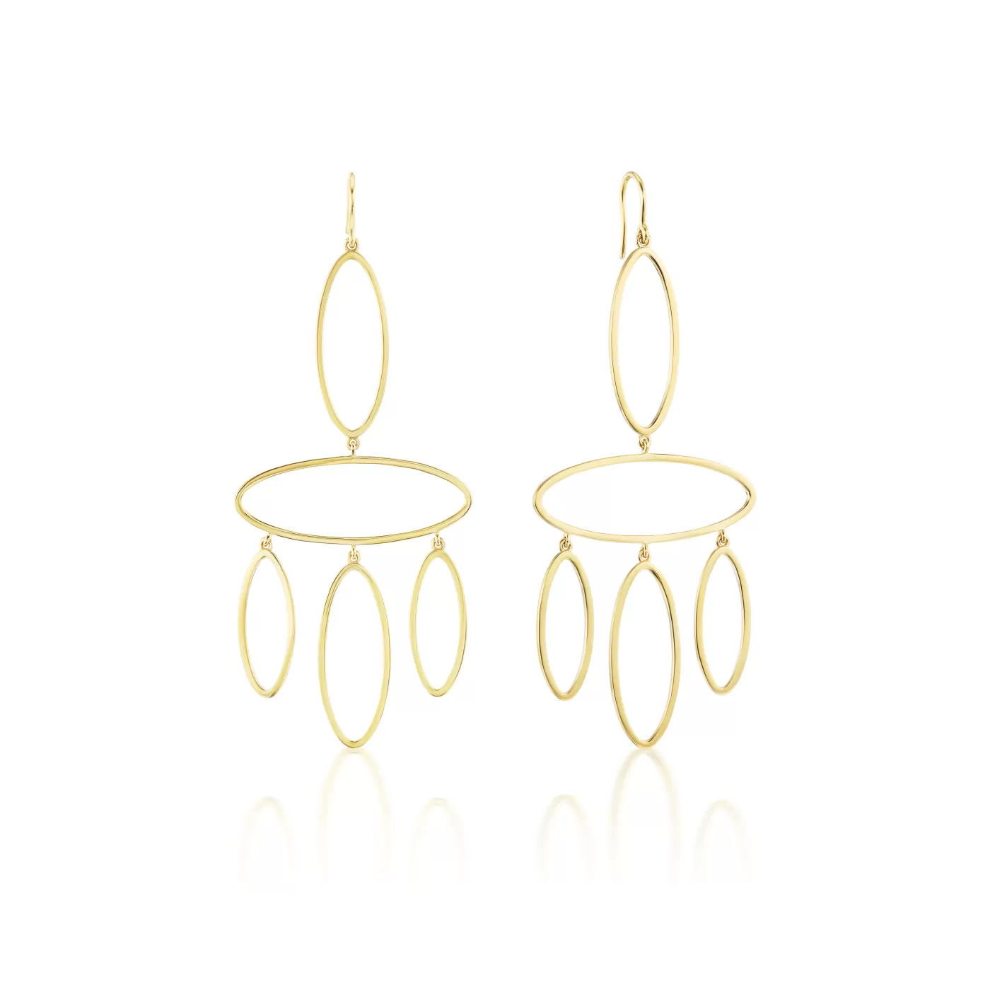 KBH Jewels Cleo Earrings 14K Yellow Gold Cheap