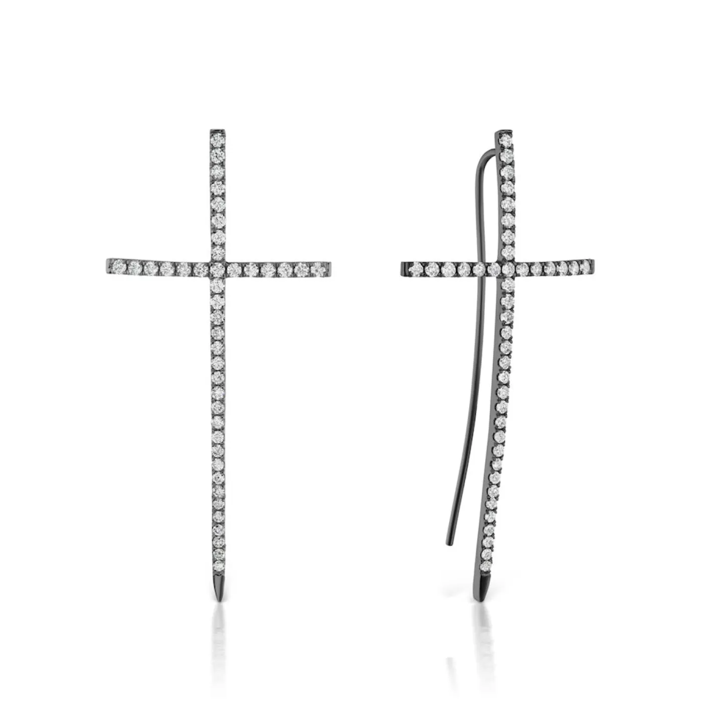 KBH Jewels Diamond Cross Edge Hot