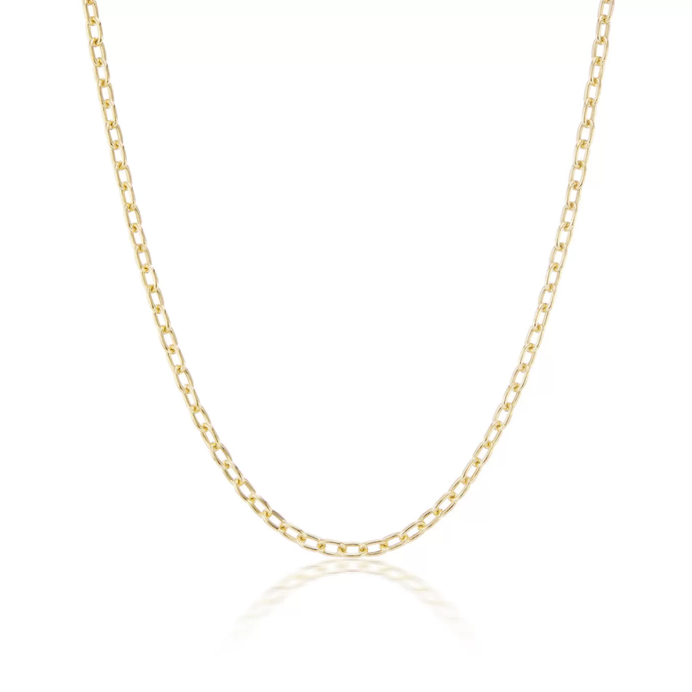 KBH Jewels Elongated Link Choker 14K Yellow Gold New