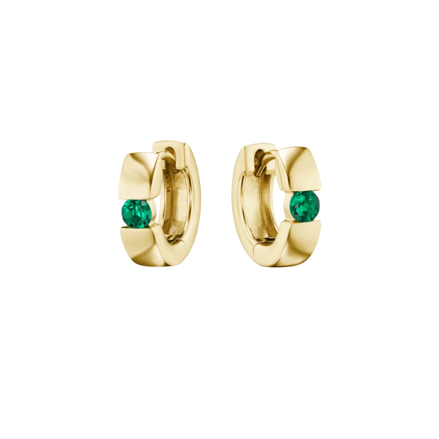 KBH Jewels Emerald Huggies Shop