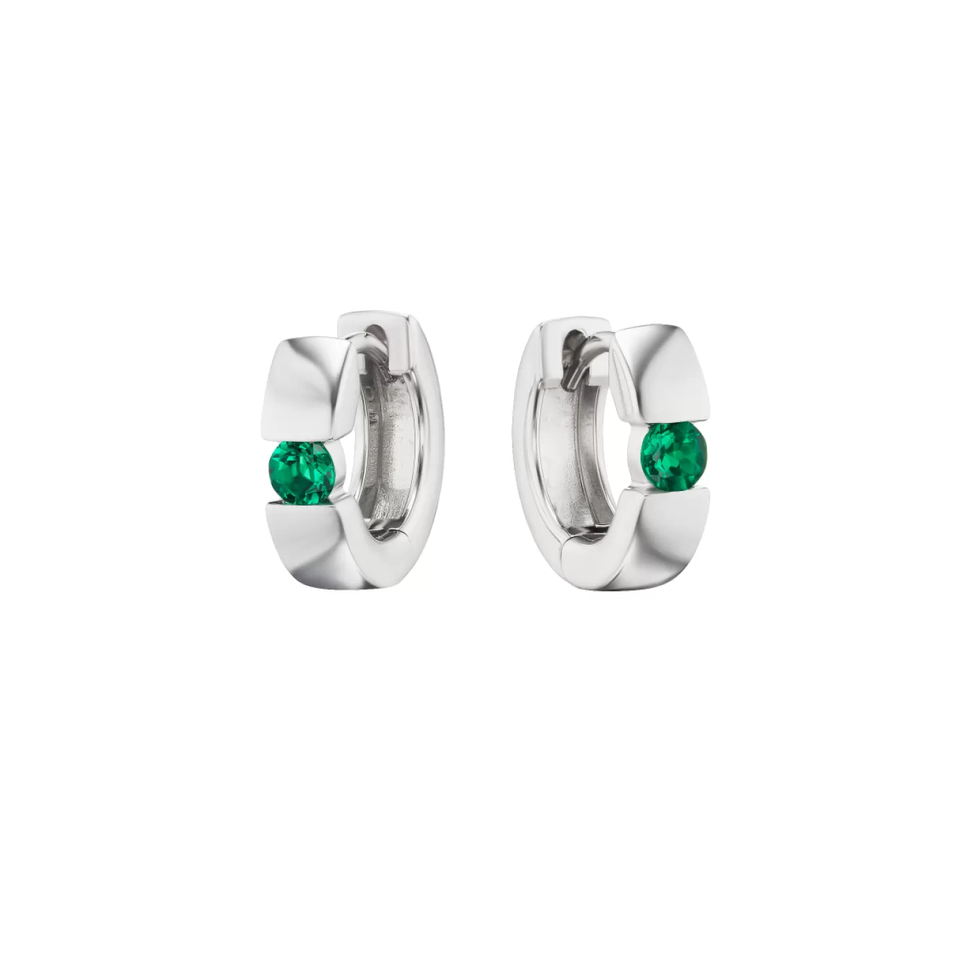 KBH Jewels Emerald Huggies Shop