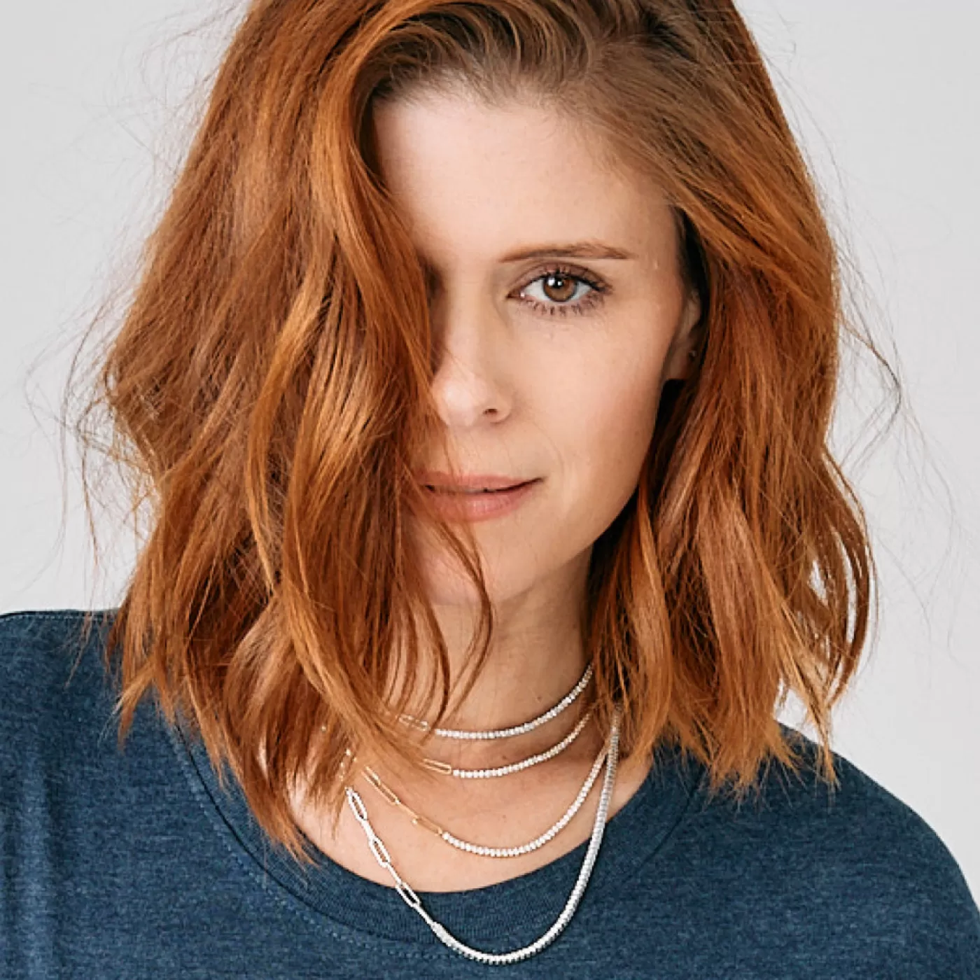 KBH Jewels Kate Mara x KBH Diamond Paperclip Tennis Statement Necklace Best Sale