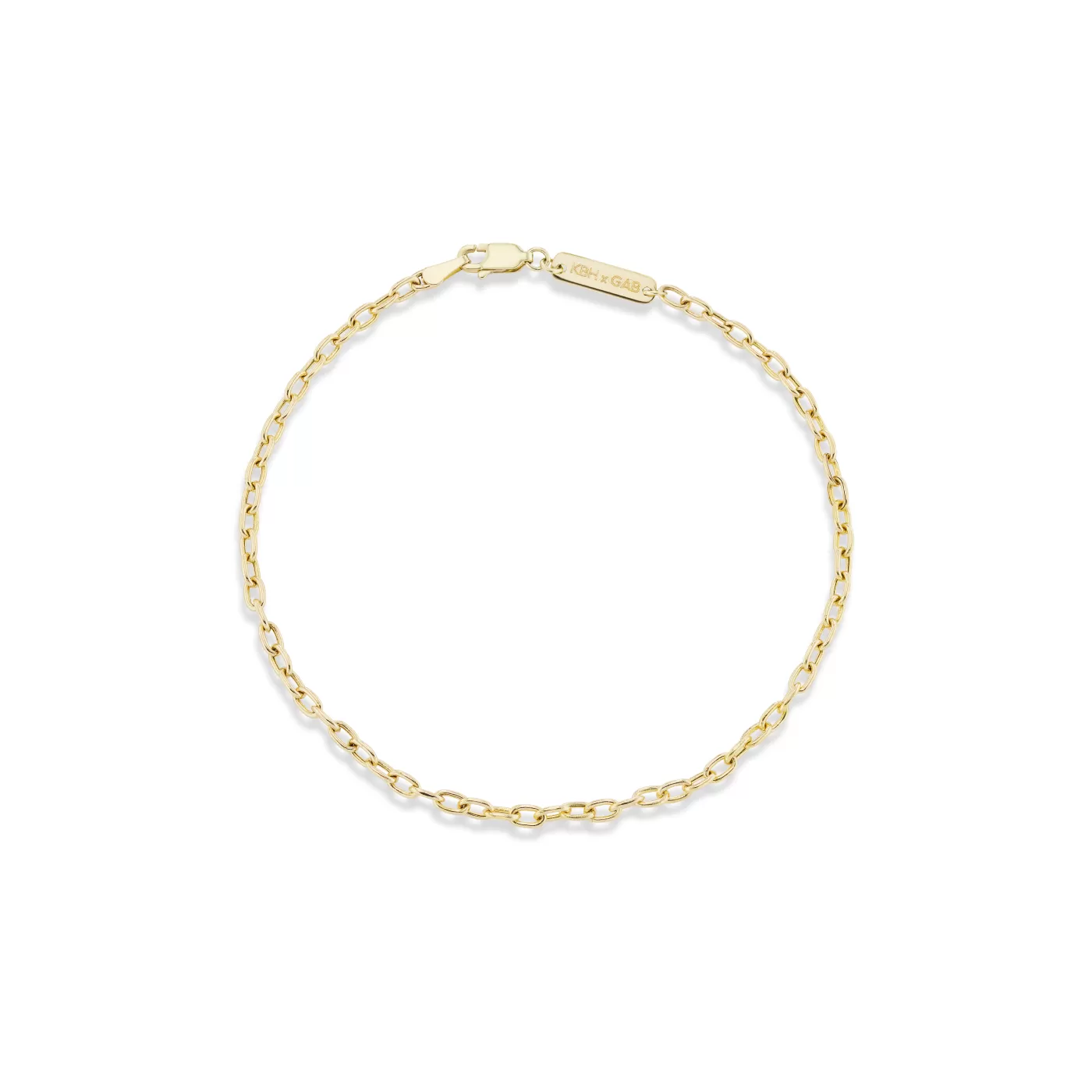 KBH Jewels KBH x Gab: Linked Up Anklet 14K Yellow Gold Discount