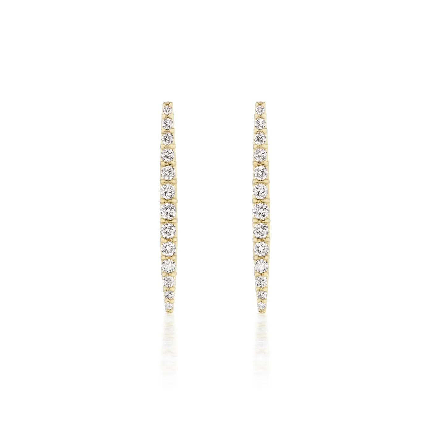 KBH Jewels Pave Sword Earrings Outlet