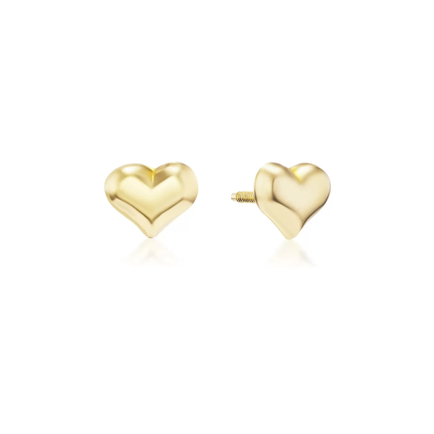 KBH Jewels Puffed Mini Heart Studs Cheap