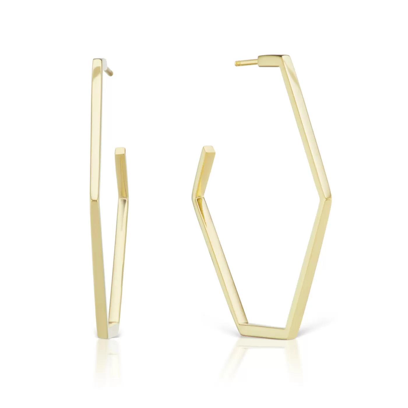 KBH Jewels Reclaimed Hex Hoops Best