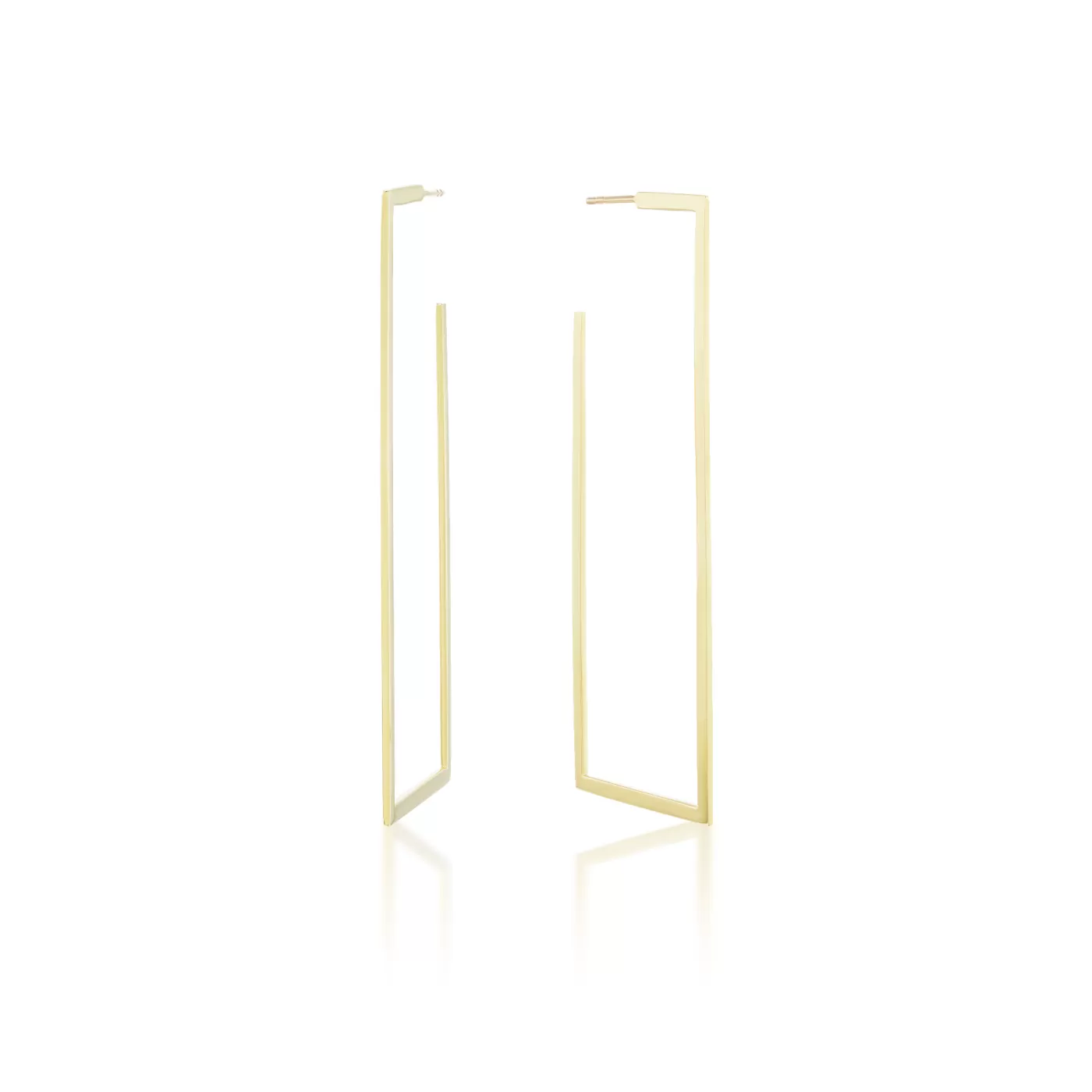 KBH Jewels Reclaimed Rectangle Hoops Shop