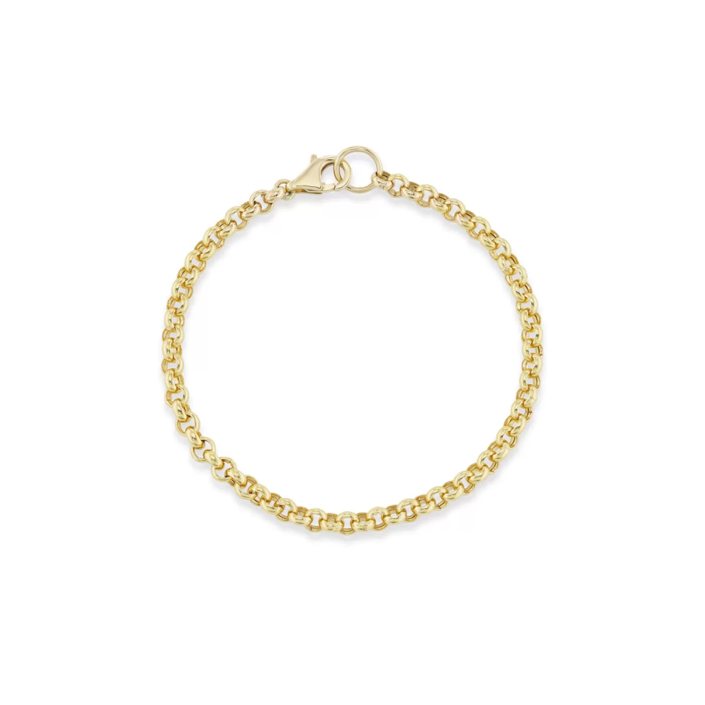 KBH Jewels Rolo Bracelet 14K Yellow Gold Best