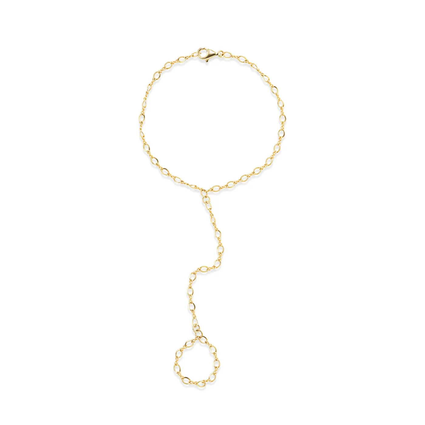 KBH Jewels Slay Baby Hand Chain 14K Yellow Gold Outlet