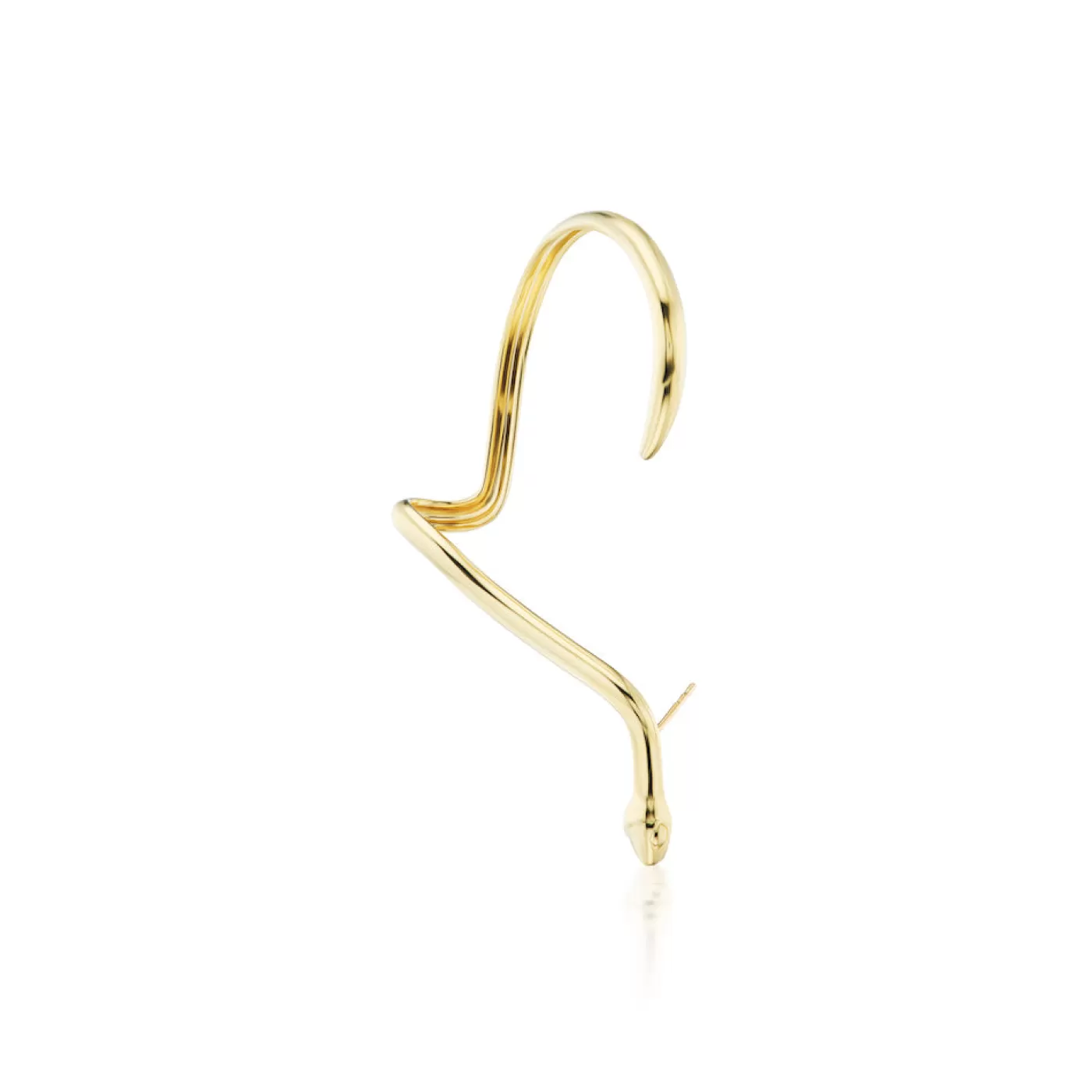 KBH Jewels Snake Ear Cuff Yellow Gold Flash Sale