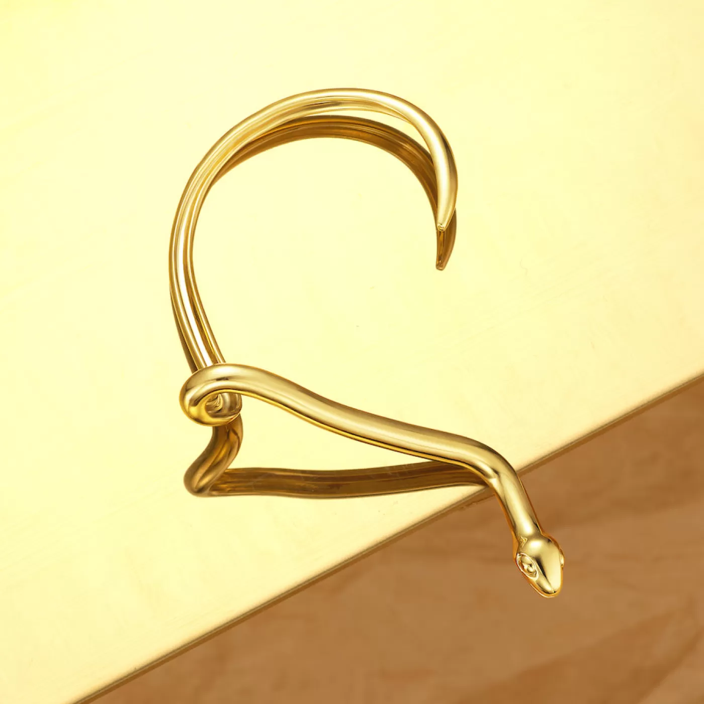 KBH Jewels Snake Ear Cuff Yellow Gold Flash Sale