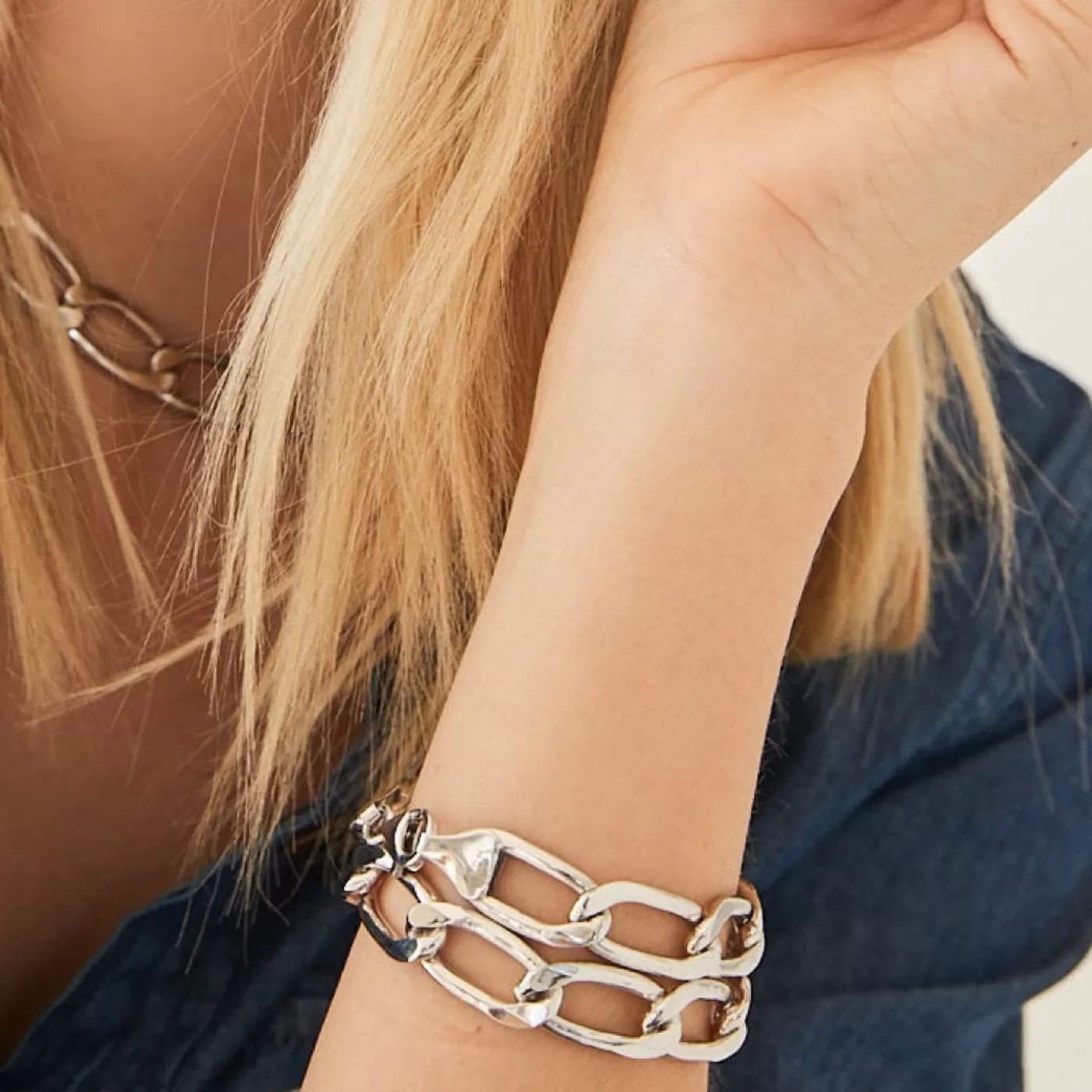 KBH Jewels Curb Chain Bracelet Sterling Silver Online